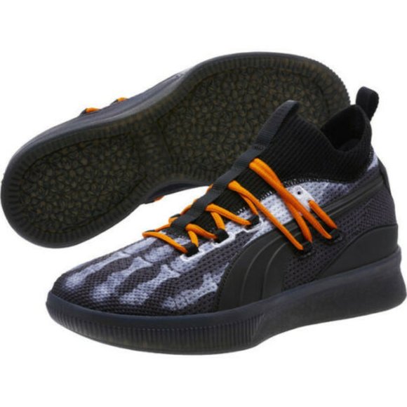 puma clyde court black